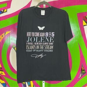 Port & Company, Dolly Parton Songs Graphic. Size Large. Excellent condition!